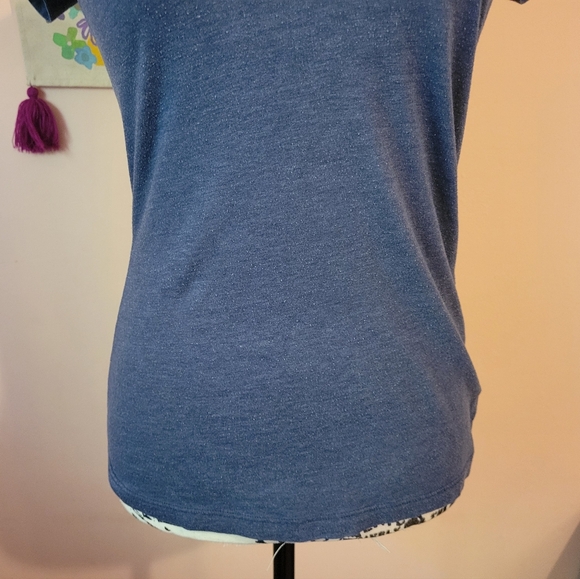 Victoria's Secret PINK Women's T-shirt, Blue/Pink, S, Y2K, Good Condition - Picture 3 of 12